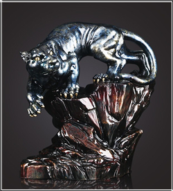 辦公室純銅豹擺件 辦公室純銅豹擺件