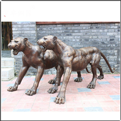 1.75米銅豹子一對(duì) 1.75米銅豹子一對(duì)