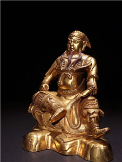 銅關(guān)公站像 銅關(guān)公站像