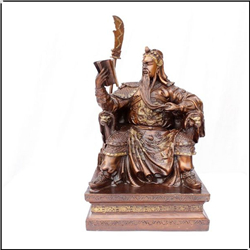 關公夜讀春秋銅像鑄造 關公夜讀春秋銅像鑄造