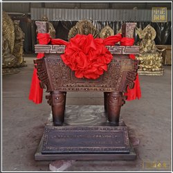 廠家定做銅鼎雕塑擺件 廠家定做銅鼎雕塑擺件