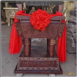 定制仿古青銅器四足方鼎 定制仿古青銅器四足方鼎