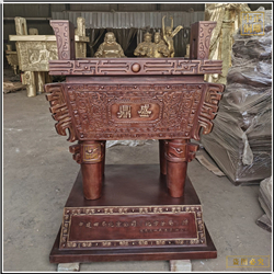 純銅鑄造青銅鼎 純銅鑄造青銅鼎