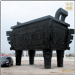 廠家定做大型銅鼎雕塑擺件 廠家定做大型銅鼎雕塑擺件