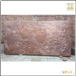 鑄銅關(guān)公 鍛銅浮雕廠鑄造