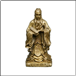 鑄銅關(guān)公 定制萬(wàn)人師表孔子銅像