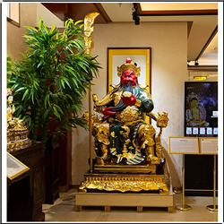 鑄銅關公 室內鎏金關公銅像