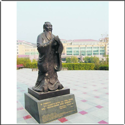 鑄銅關公 校園廣場孔子像雕塑