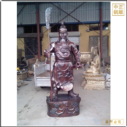 鑄銅關公 1.6米關公雕像站像
