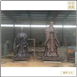 鑄銅關公 孔子雕塑校園文化