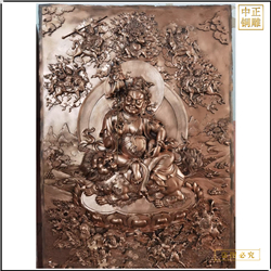 鑄銅關(guān)公 寺廟銅浮雕鑄造