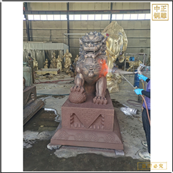 鑄銅關(guān)公 2米故宮銅獅子廠家