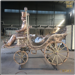 鑄銅關公 廠家制作步行街人物銅雕塑