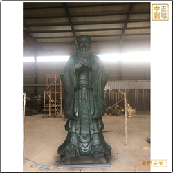 鑄銅關(guān)公 校園廣場(chǎng)孔子雕塑