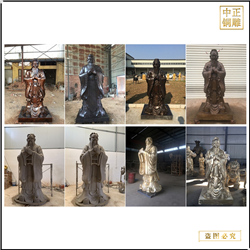 鑄銅關(guān)公 鑄銅孔子名人雕塑