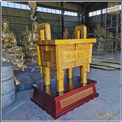 廣場(chǎng)大型黃銅鼎 廣場(chǎng)大型黃銅鼎