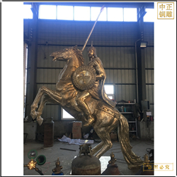 鑄銅關公 鑄銅馬工藝品批發