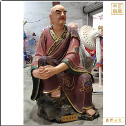 純銅十八羅漢佛像 純銅十八羅漢佛像