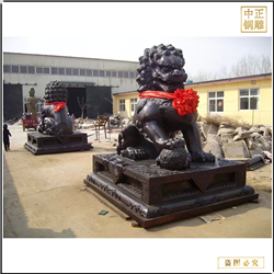 鑄銅關公 出售1.2米銅獅子現貨