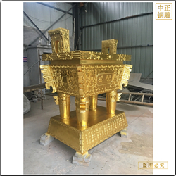 鑄銅關公 仿古銅鼎制作廠家