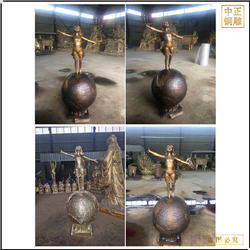 鑄銅關公 鑄銅西方人物雕塑