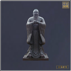 鑄銅關公 定做2米鑄銅孔子雕塑