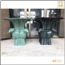 鑄銅關公 2米廣場銅鼎制作廠家