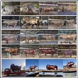 鑄銅關公 2米華爾街牛加工