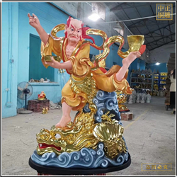 鑄銅關公 室外魁星點斗神像銅雕塑