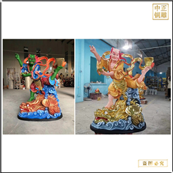 鑄銅關公 大型魁星點斗神像