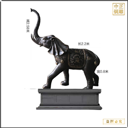 鑄銅關公 如意象擺件