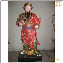 鑄銅關(guān)公 紅衣李天王銅像