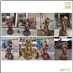 鑄銅關公 銅關公圖片