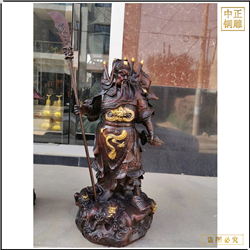 鑄銅關公 銅關公鑄造廠家