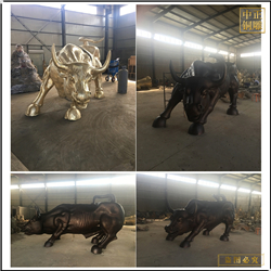 鑄銅關公 5米華爾街銅牛雕塑