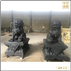 鑄銅關(guān)公 各種尺寸故宮銅獅子價(jià)格