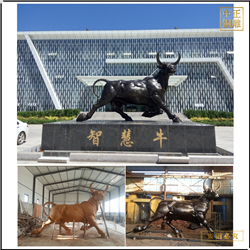 鑄銅關公 園林2米銅牛鑄造廠