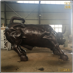 鑄銅關公 廠家制作大型華爾街牛