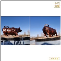 鑄銅關公 5米青銅華爾街銅牛