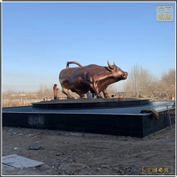 鑄銅關公 純青銅長5米銅牛鑄造