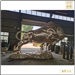 鑄銅關公 公園景觀開荒銅牛銅雕