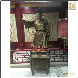 鑄銅關公 景區大禹人物雕塑