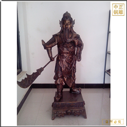 鑄銅關公 關公雕塑鑄造廠家