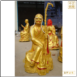 十八羅漢銅雕像廠家供應 十八羅漢銅雕像廠家供應