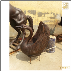 草坪商場銅天鵝擺件 草坪商場銅天鵝擺件