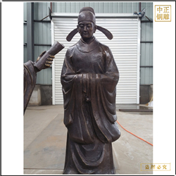 鑄銅關公 古代景觀人物銅雕塑