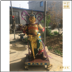 鑄銅關公 銅雕韋陀雕塑價格