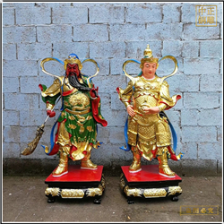 鑄銅關公 銅雕韋陀廠家供應