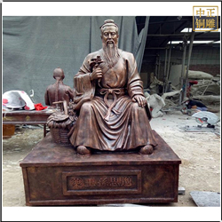 鑄銅關公 古代中醫名人銅像