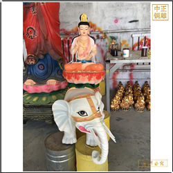 鑄銅關公 純銅文殊普薩佛像擺件